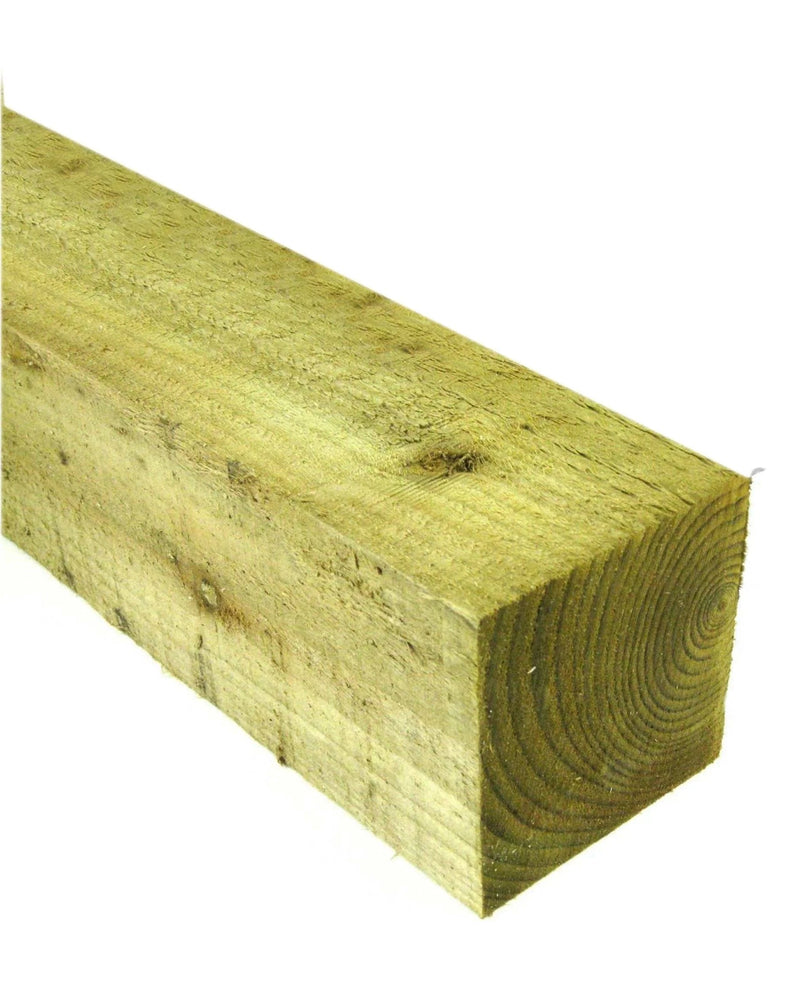 100mm x 100mm (4"x4") square sawn Fence posts