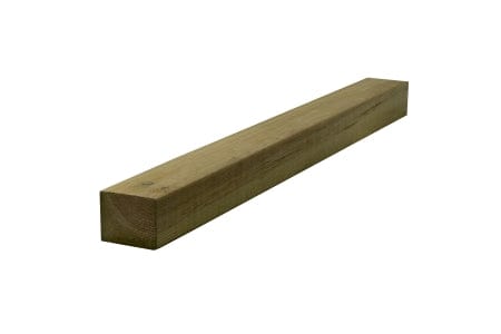4.8m x 100 x 75mm Treated Timber Post (4x3) | C16 Regularised – Clearance Stock