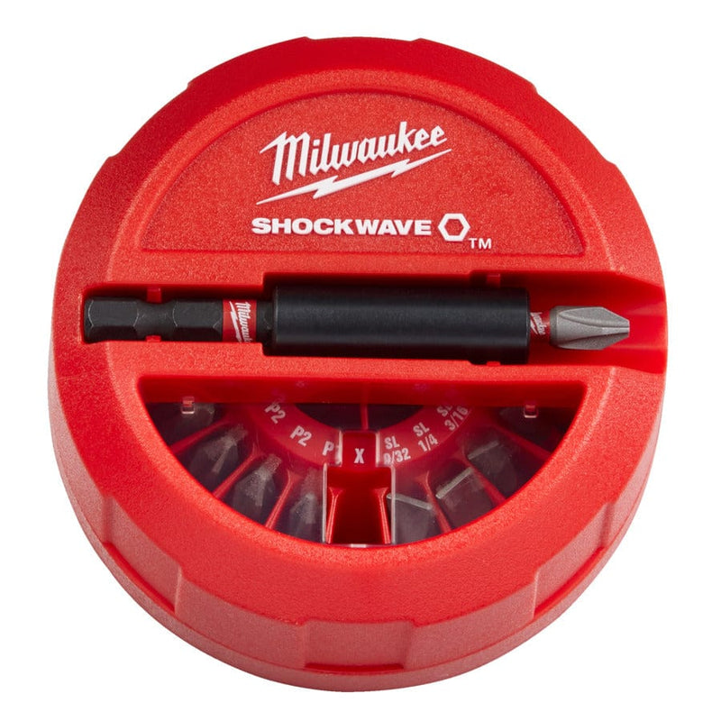 Milwaukee Shockwave PUCK Set UK (16pc) Screwdriving bit set
