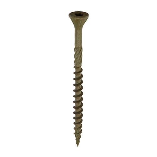 4.5 x 65 - C2 DECKING FIX PREMIUM DECKING SCREWS - TUB - TX COUNTERSUNK EXTERIOR GREEN TUB- 1000