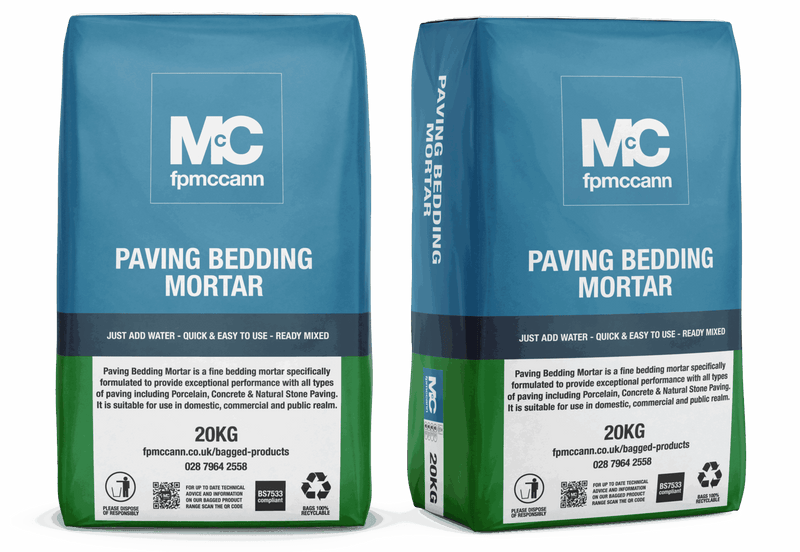 FP McCann Paving Bedding Mortar 20kg Ready to Use