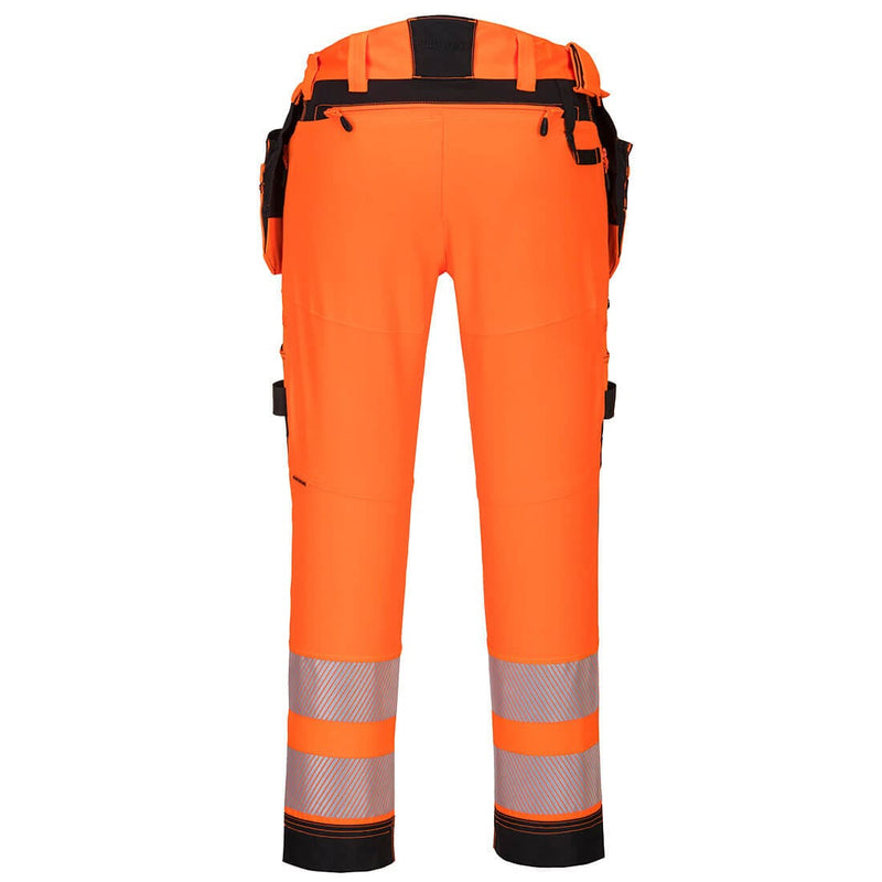 Portwest DX442 Hi-Vis Holster Trousers Orange/black
