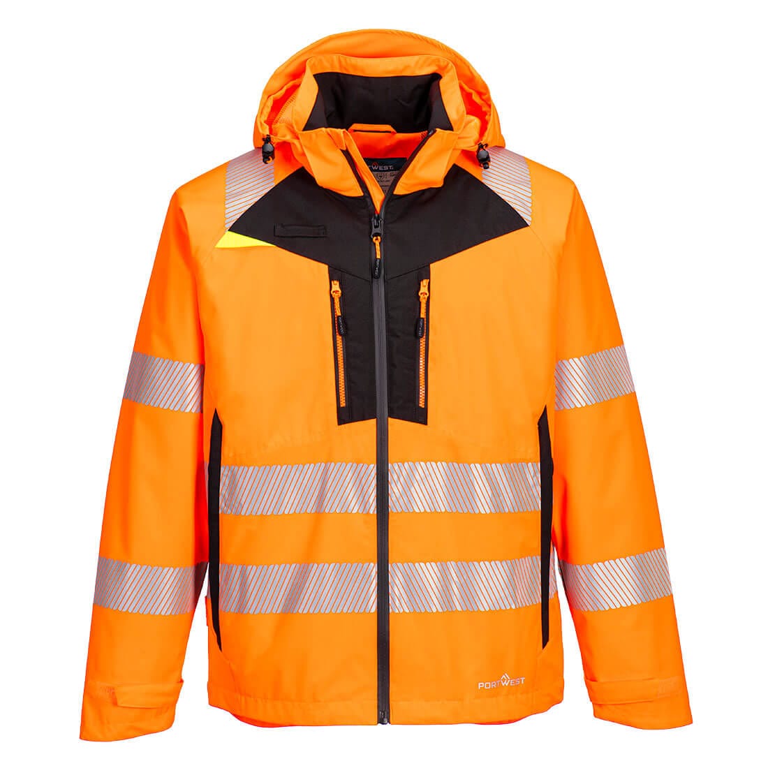 DX462 Portwest Rain Jacket Hi-Vis Orange
