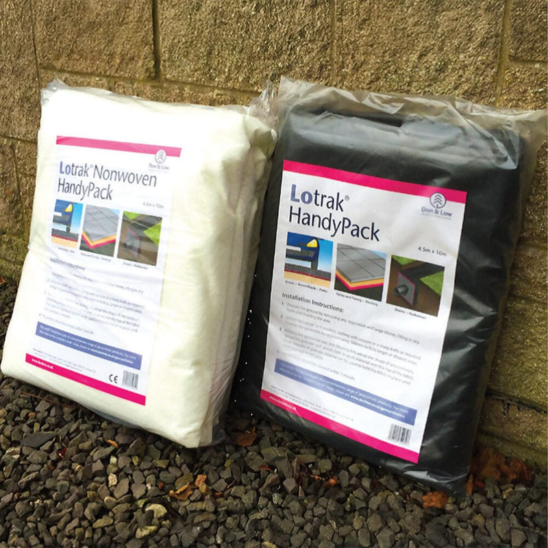 4.5m x 10m LOTRAK 100 White weed membrane (covers 45 sqm)