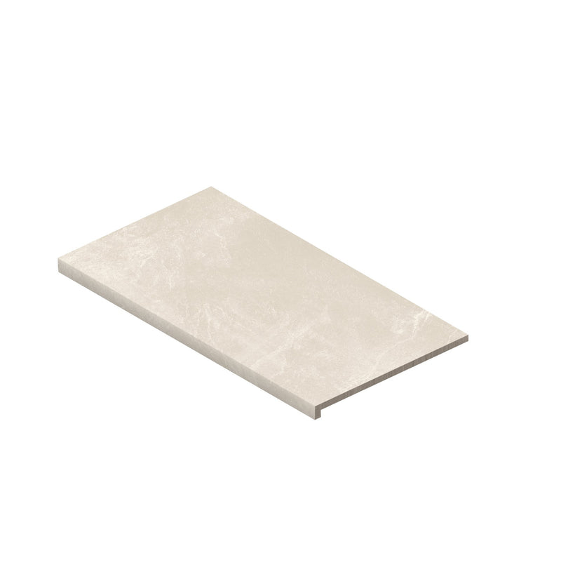Station Porcelain Bullnose Coping Step 600 x 350mm x 20mm with 40mm downstep