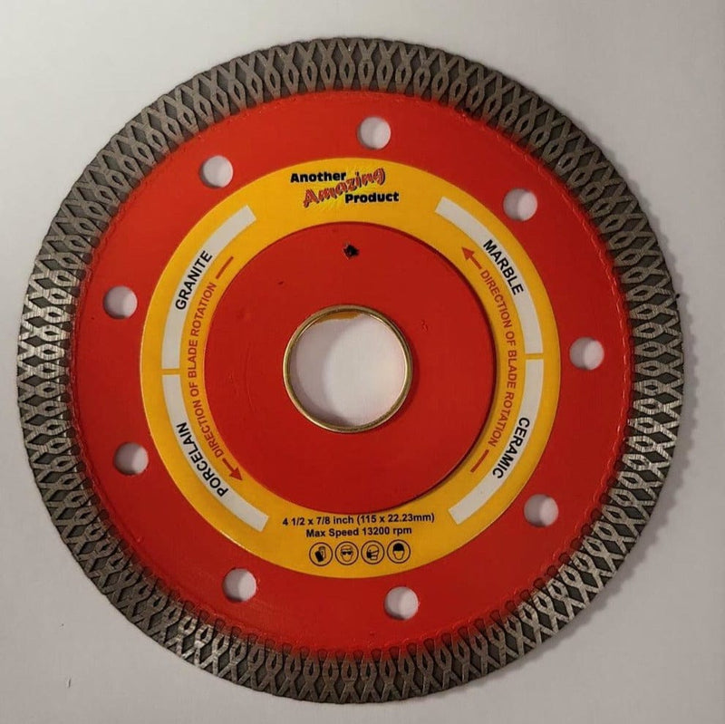 Amazing Products Porcelain Cutting Disc Grinder Blade - 115mm x 22.23mm bore - 1pc