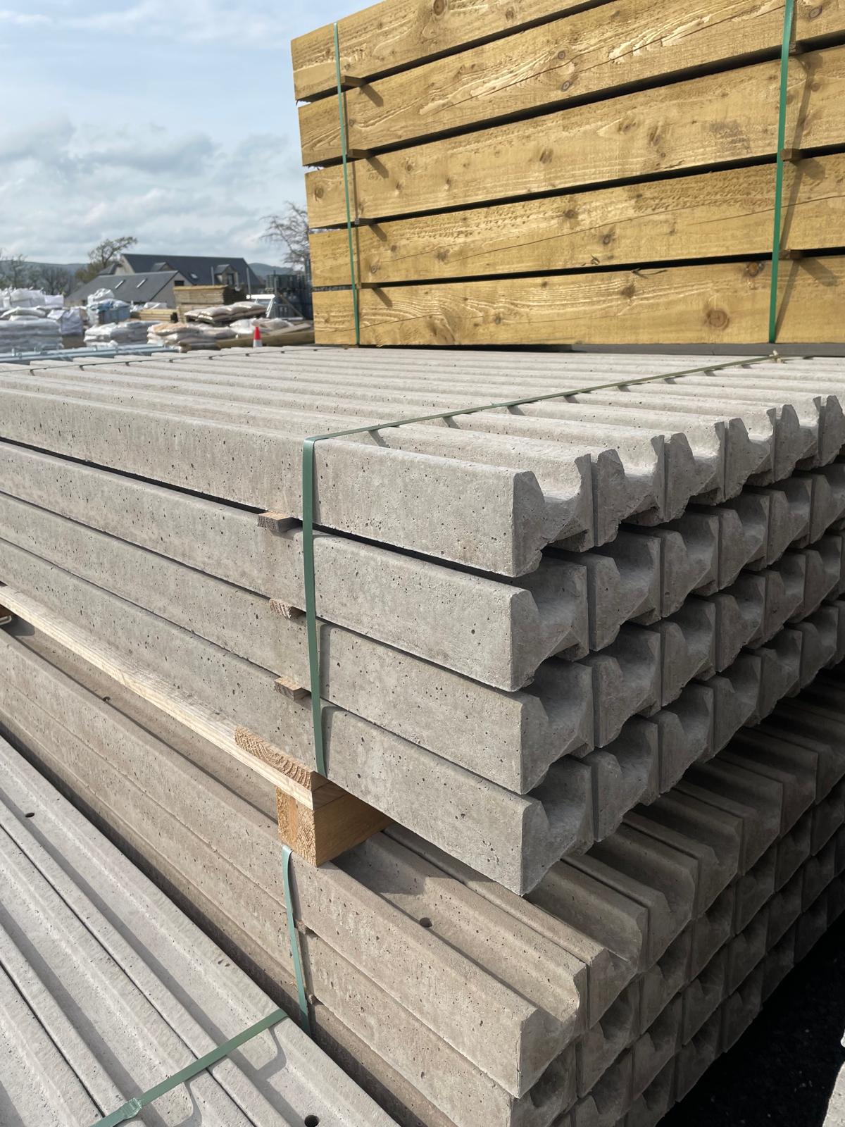 Slotted Concrete Fence Posts | Durable H-Posts for Timber & Composite Fencing