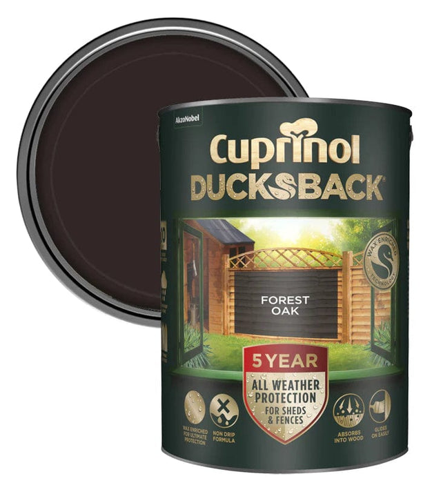 Cuprinol Ducksback 5L - Available in 5 colours