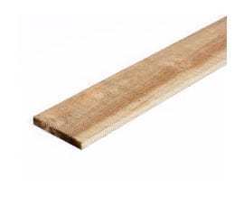 100mm x 19mm (4"x3/4") Square sawn, fencing slat/board