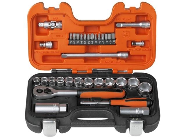 Bahco 34 Piece 3/8 Socket Set