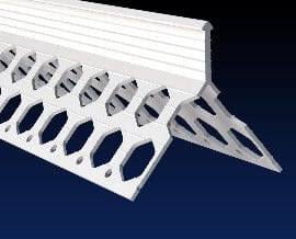 19mm Exterior Render Angle Bead PVC @ 3.0m long- Delivered uk Wide for free when bought in 25 pc pack qty