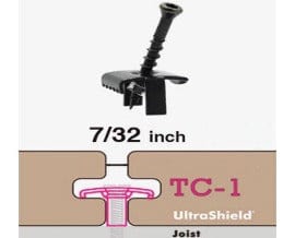 UltraShield Locking Clips (TC-1) | Hidden Fasteners for Grooved Composite Decking (50 clips)