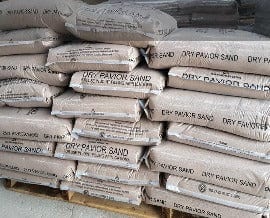 Kiln Dried Pavior Sand - 25KG bag (white or Brown)