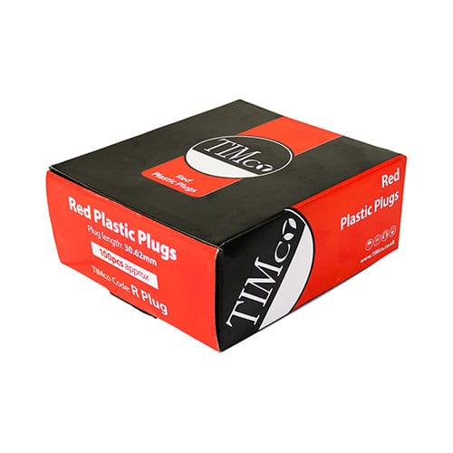 Timco - Plastic Plugs - Red
30mm - 100 PCS