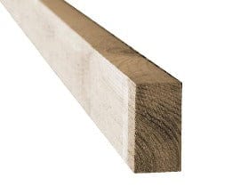 100mm x 38mm (4"x3/4") Heavy duty fence rail, square sawn